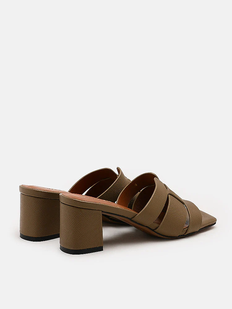 Elmira Cowhide Leather Heels - Image 11