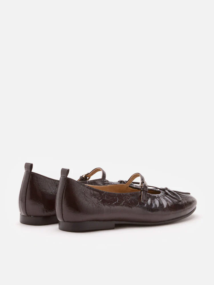 Issey Gathered Ruched Bow Mary Janes - Image 12