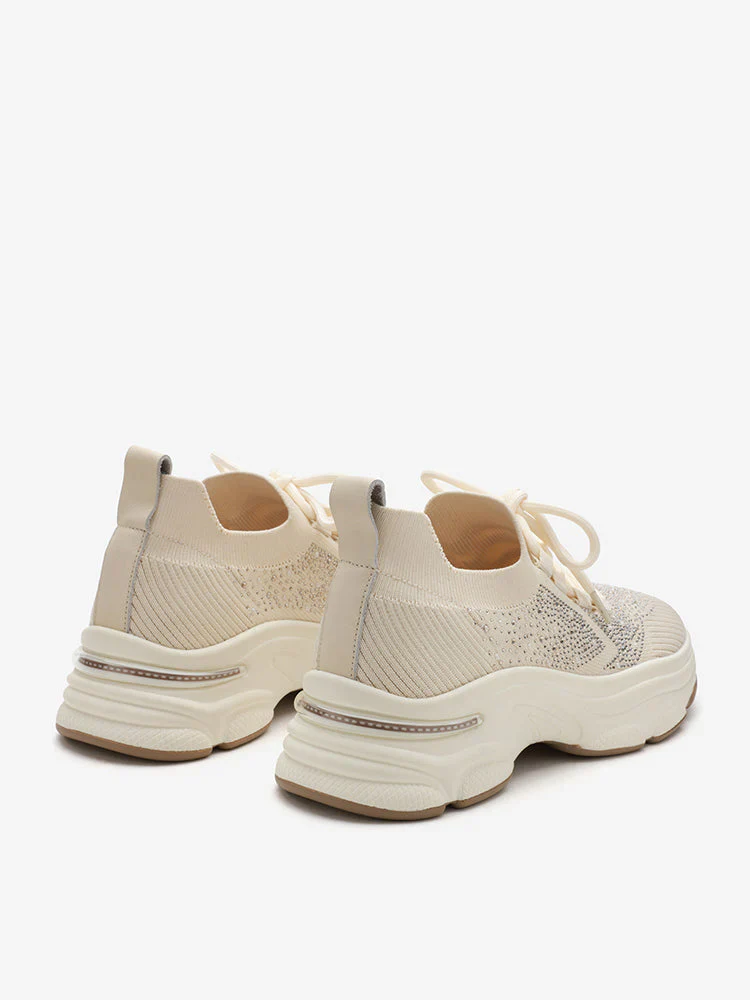 Kailani Crystal Embellished Flyknit Sneakers - Image 11
