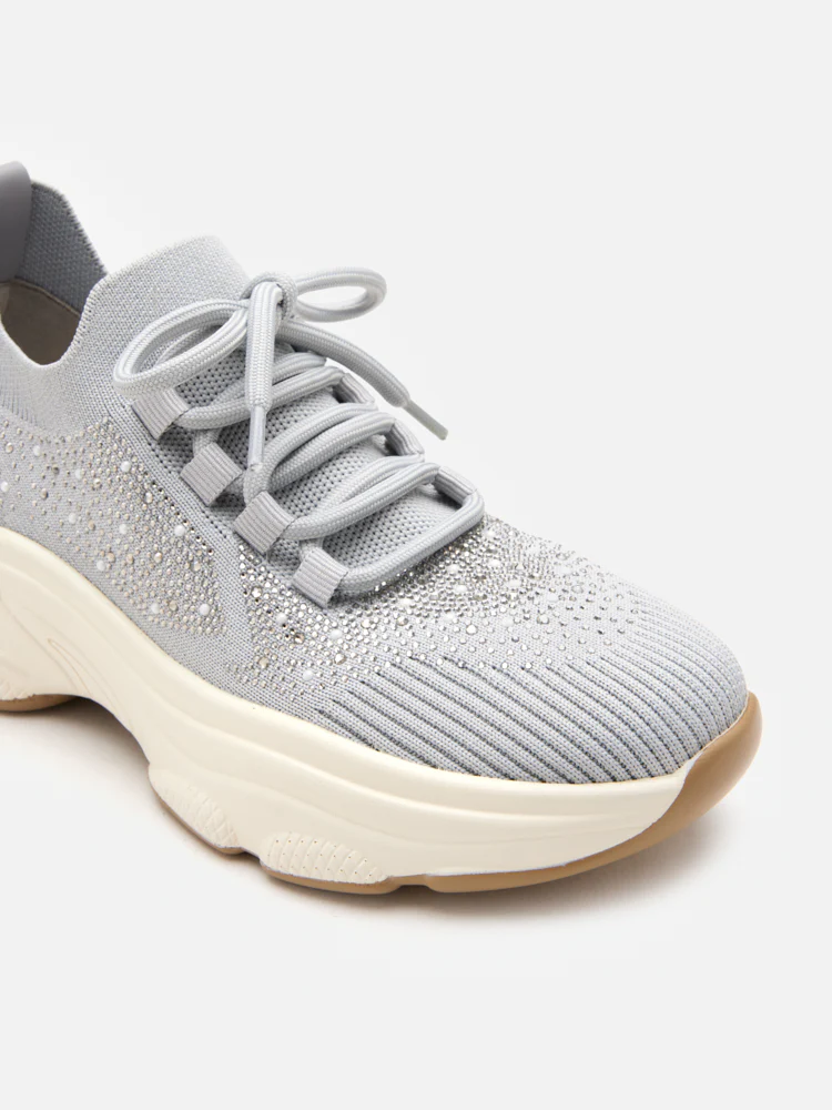 Kailani Crystal Embellished Flyknit Sneakers - Image 13