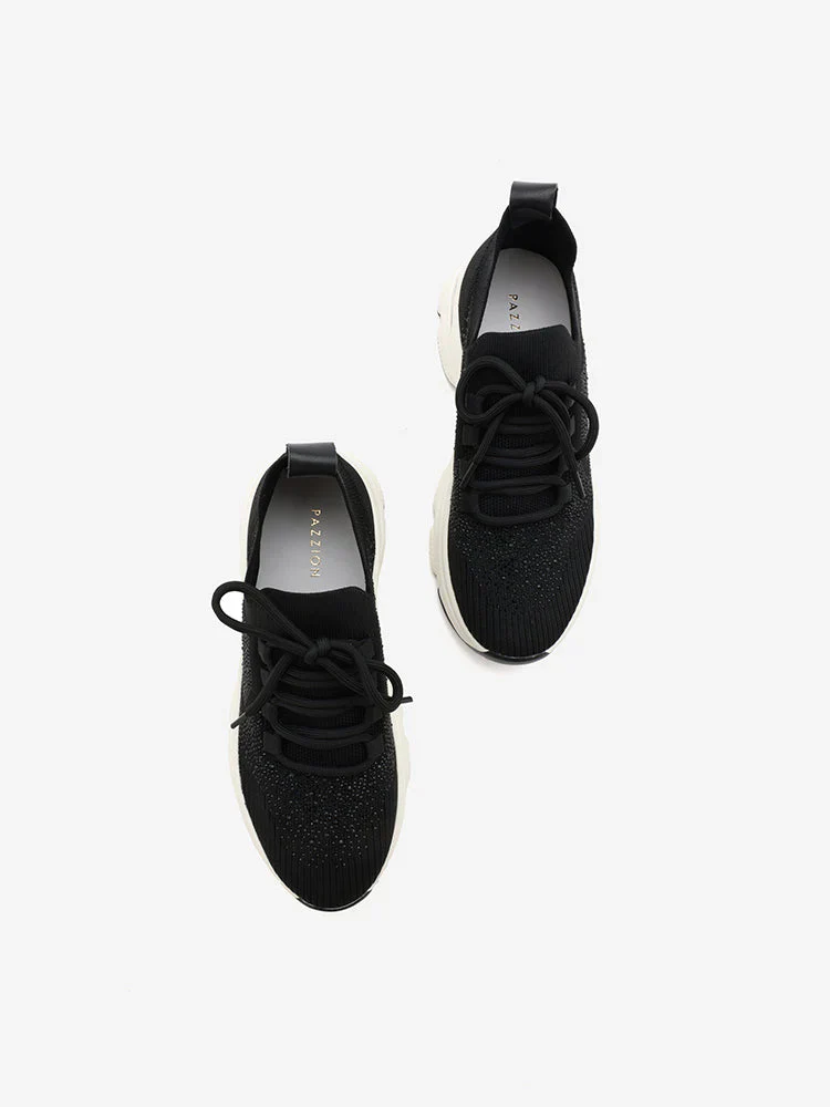 Kailani Crystal Embellished Flyknit Sneakers - Image 21
