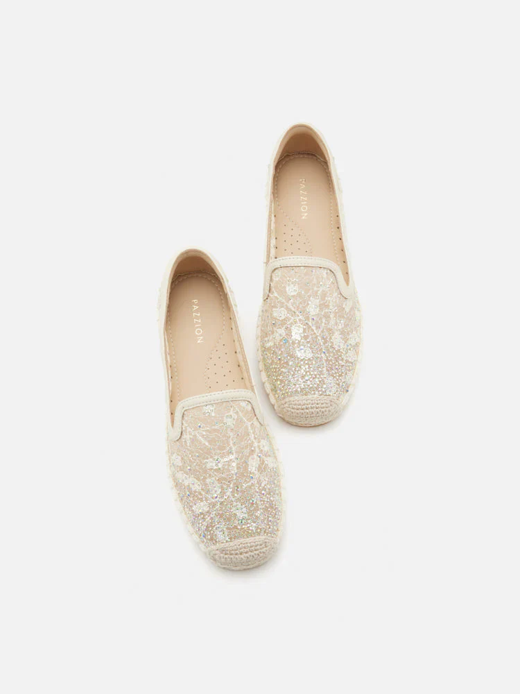 Xandra Crystal Embroidered Espadrilles - Image 6