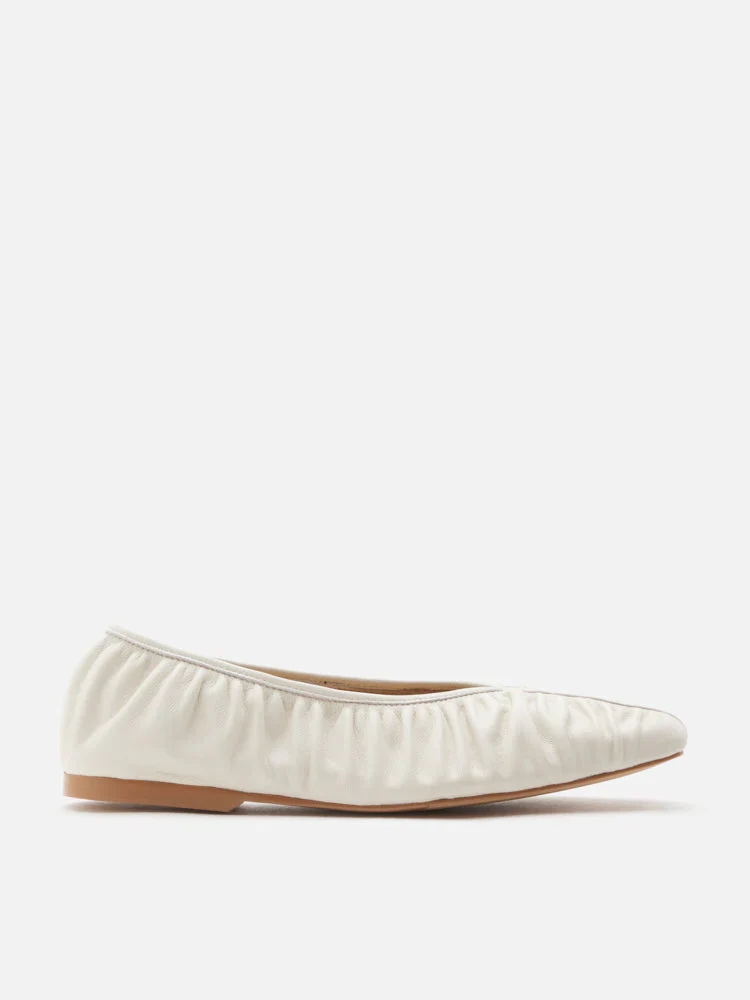 Isabella Gathered Ruched Flats - Image 4