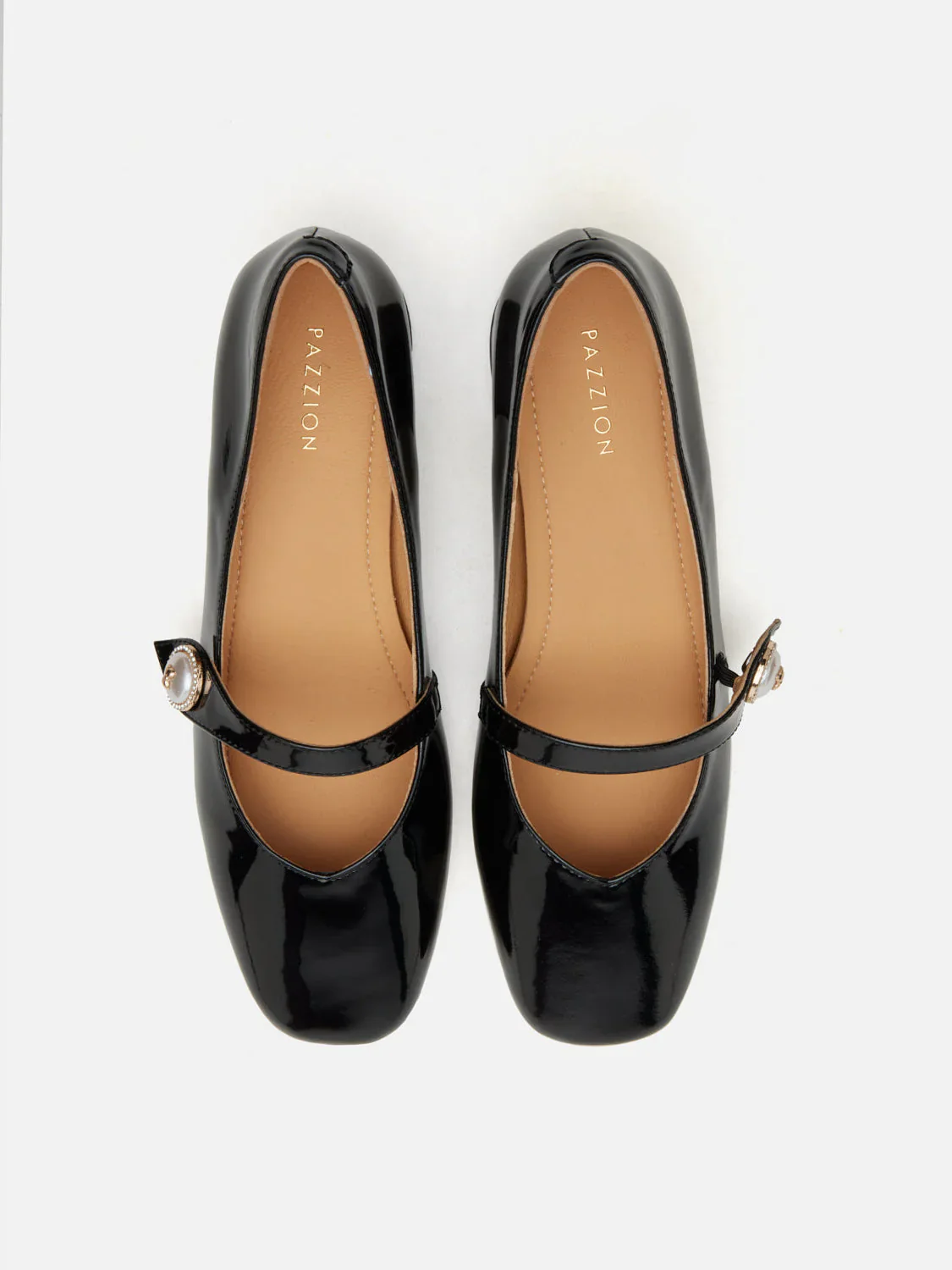 Viorina Crystal Pearl Leather Mary Jane Heels - Image 12
