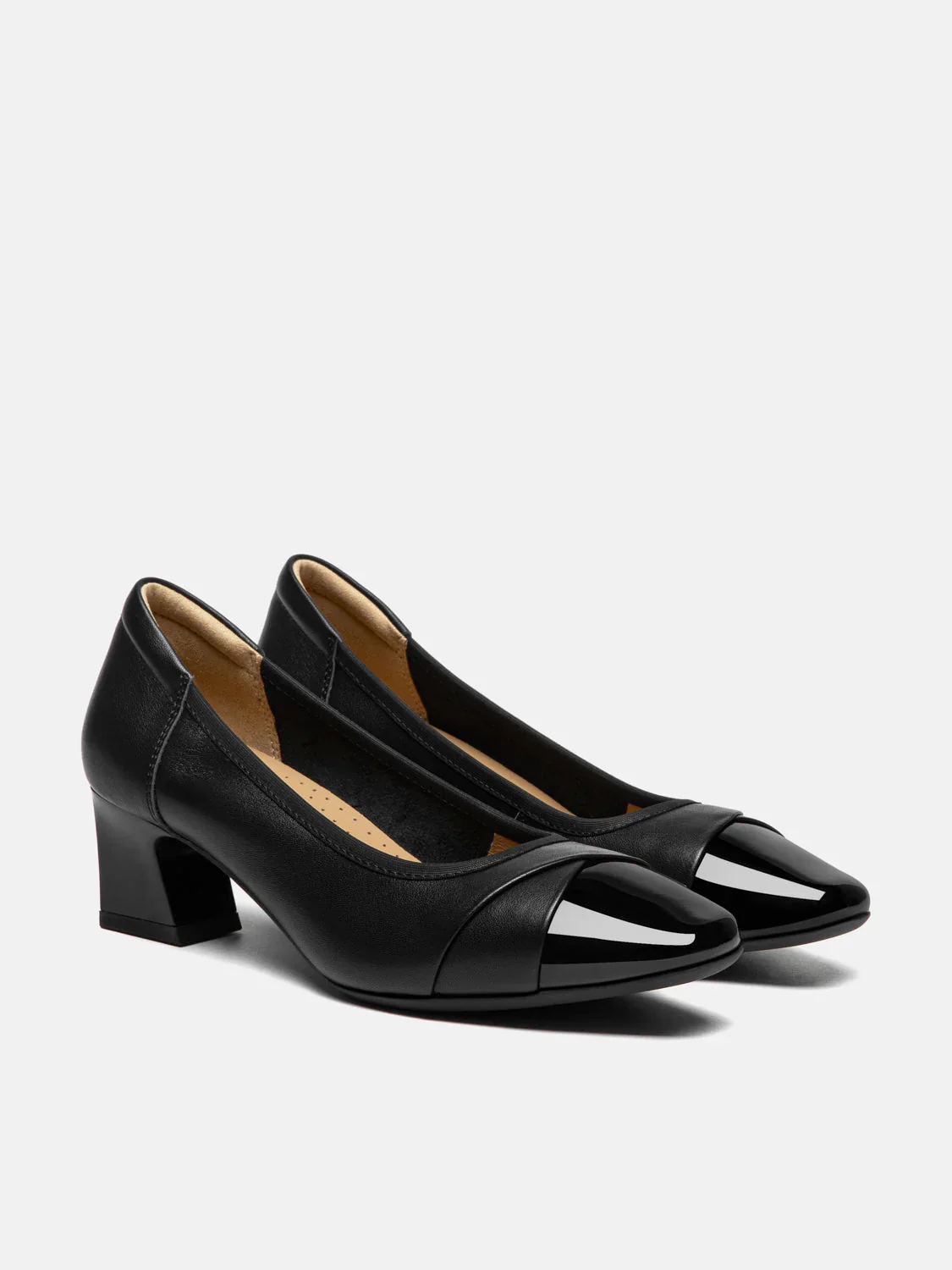 Ulissea Two-Tone Patent Leather Heels - Image 7