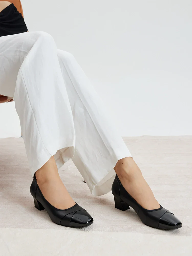 Ulissea Two-Tone Patent Leather Heels - Image 8