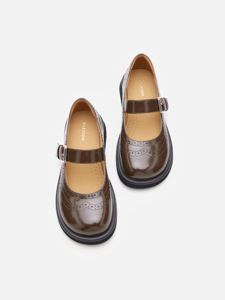 Helena Brogue Mary Janes - Image 6
