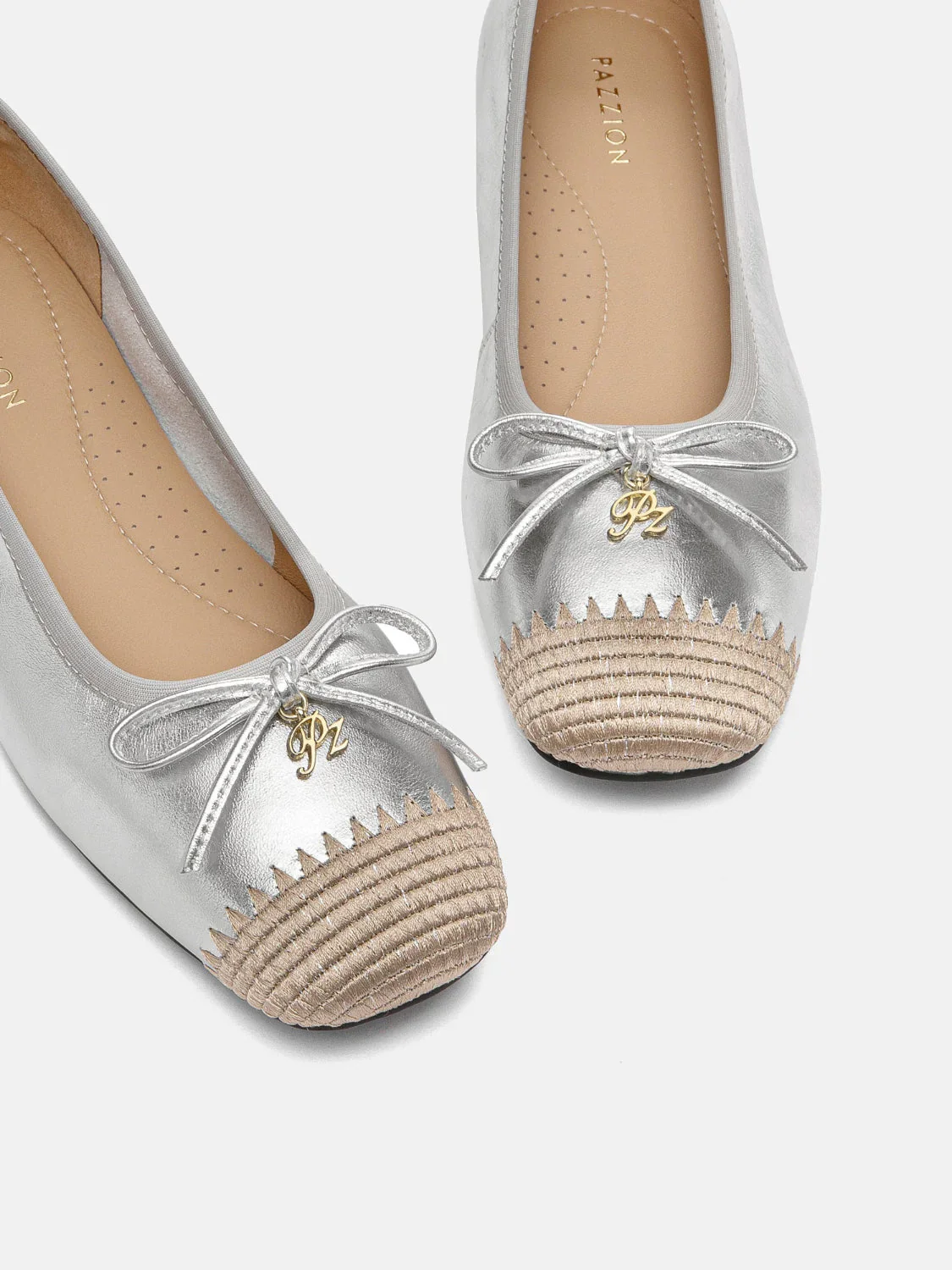 Novalyn Bow Leather Flats - Image 3