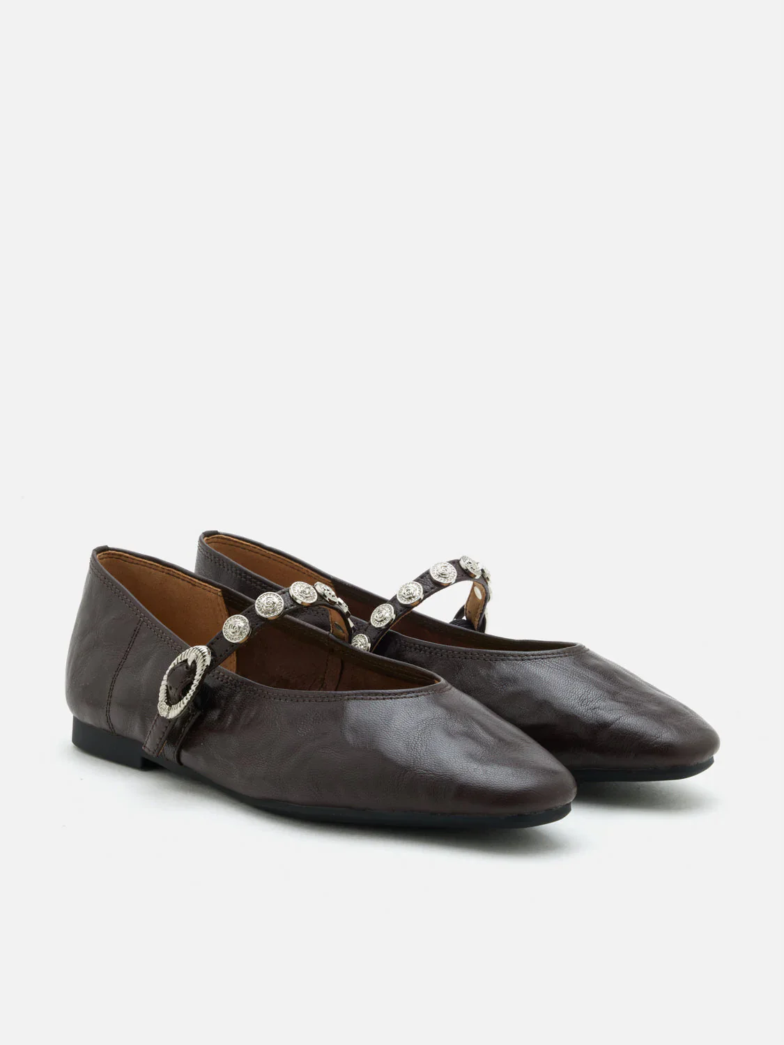 Lumi Coin-Studded Mary Janes