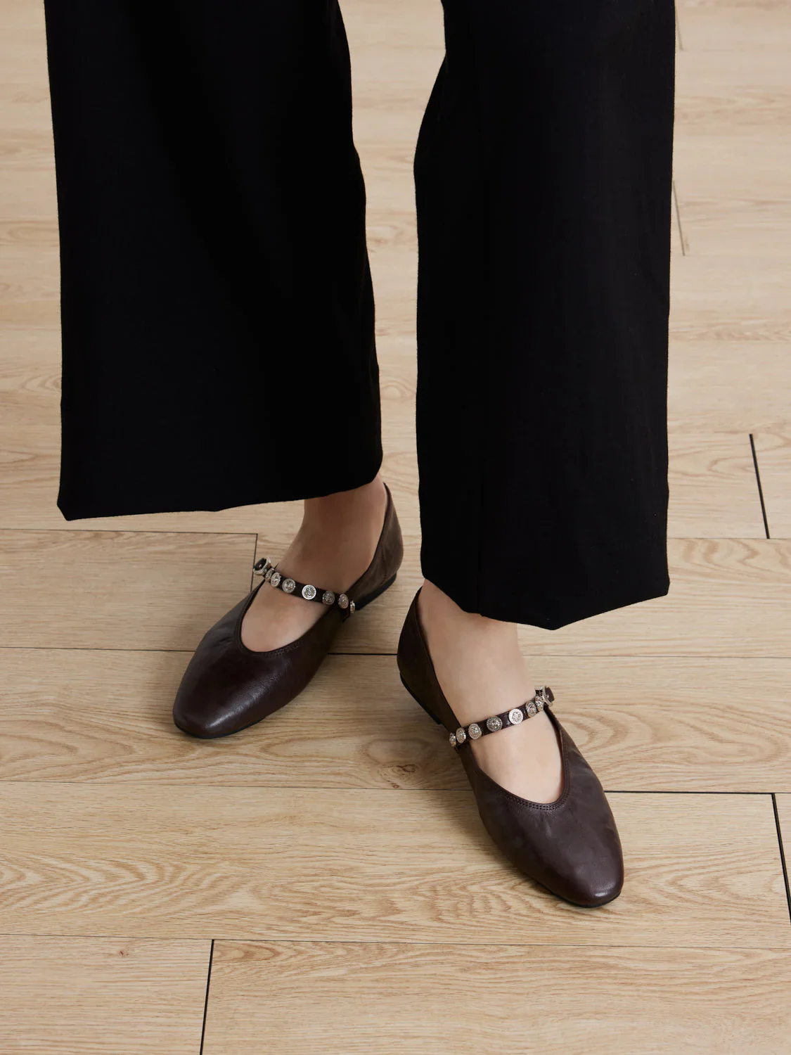 Lumi Coin-Studded Mary Janes - Image 2