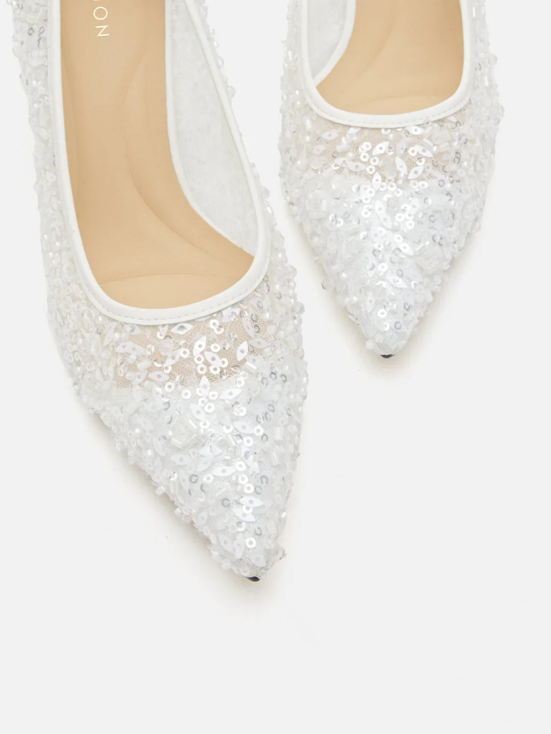Raena Sequined Mesh Heels - Image 10