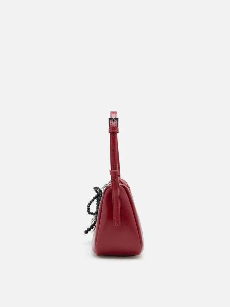 Luna Bow-Charm Slouchy Bag - Image 4