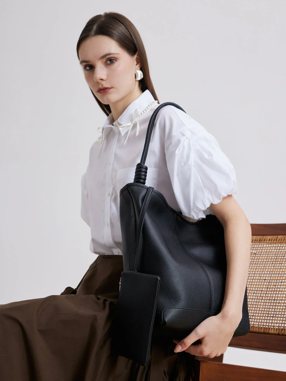 Sierra Knotted Handle Tote - Image 10