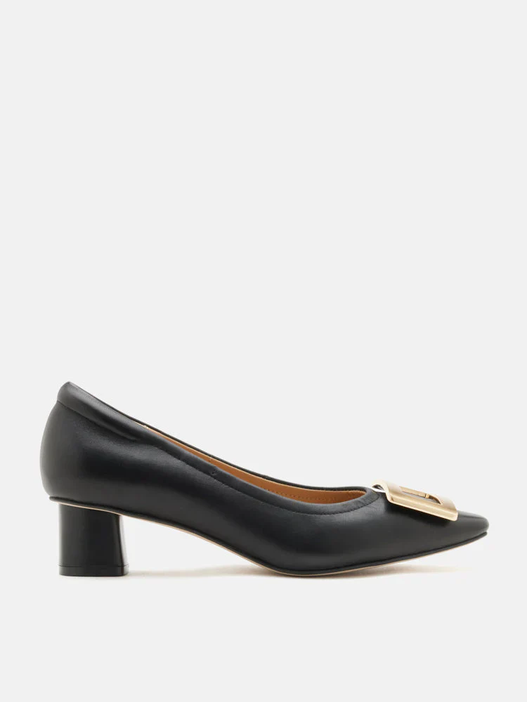 Azalea Buckle Low Block Heels - Image 11