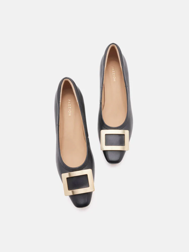 Azalea Buckle Low Block Heels - Image 13