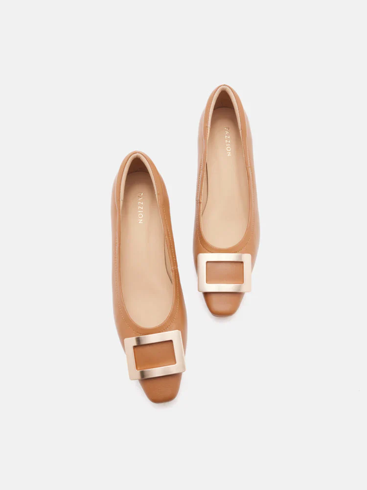 Azalea Buckle Low Block Heels - Image 6