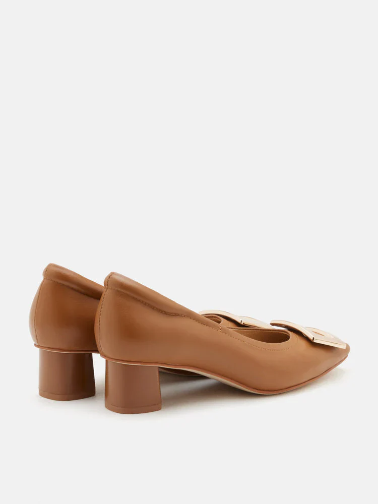 Azalea Buckle Low Block Heels - Image 7