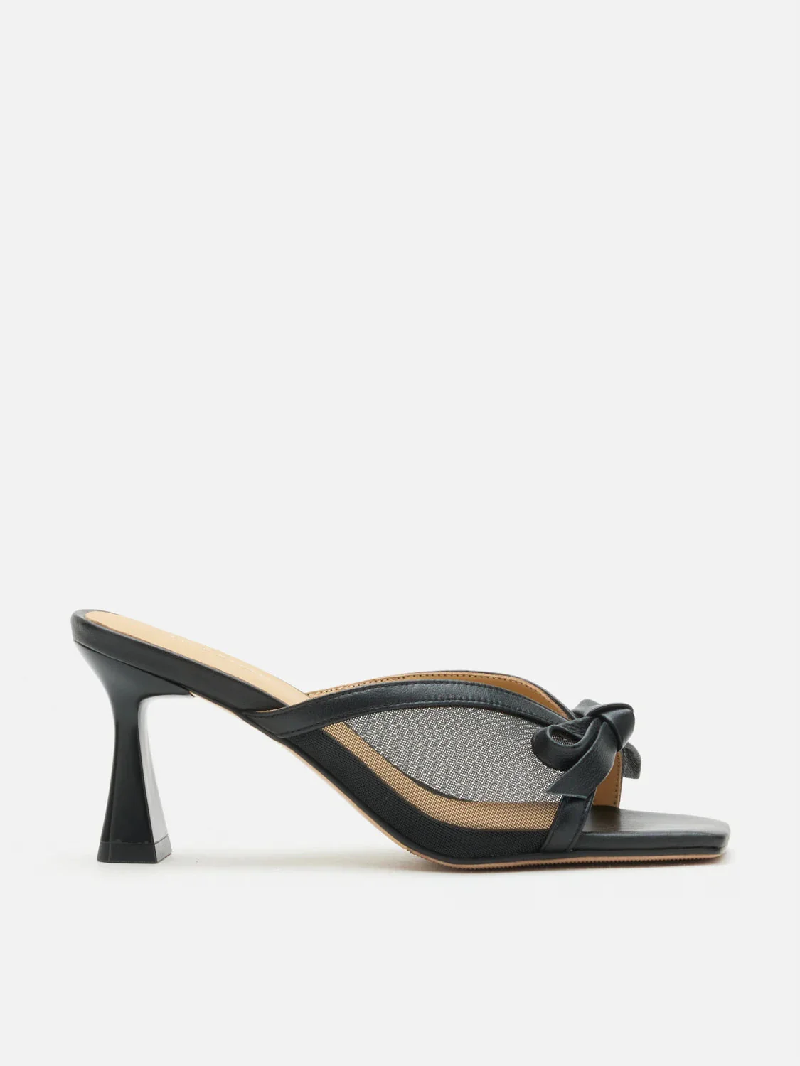 Uira Mesh Bow Mule Heels - Image 11