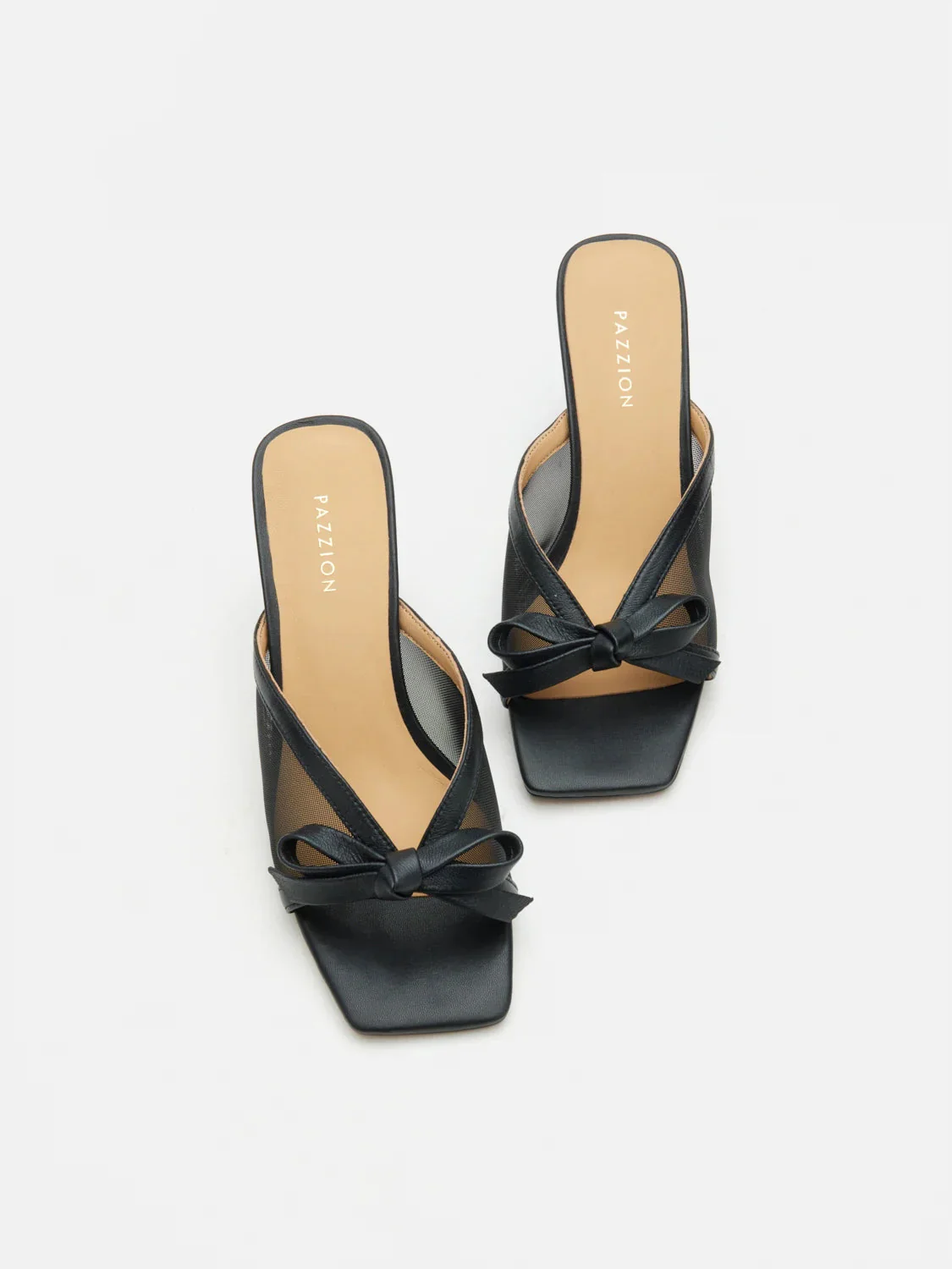 Uira Mesh Bow Mule Heels - Image 13