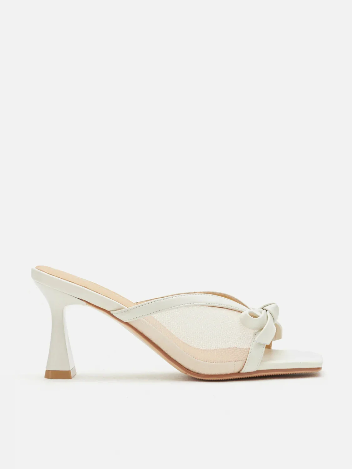 Uira Mesh Bow Mule Heels - Image 4