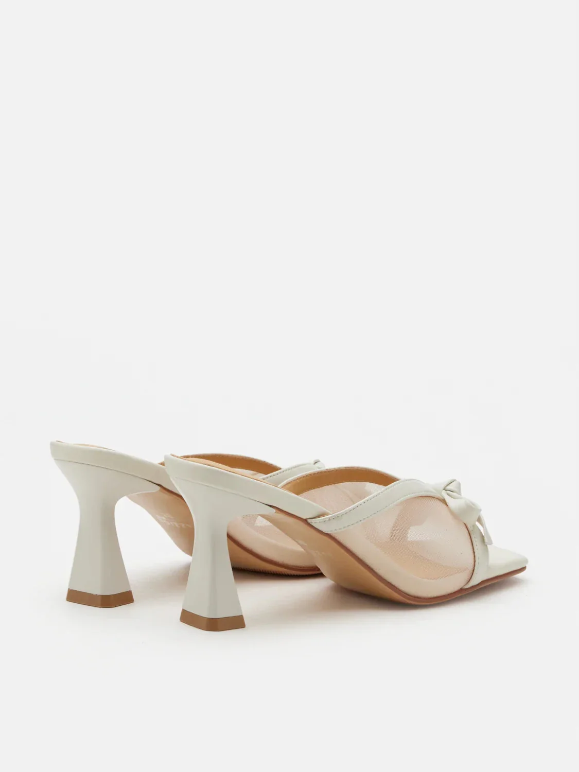 Uira Mesh Bow Mule Heels - Image 7