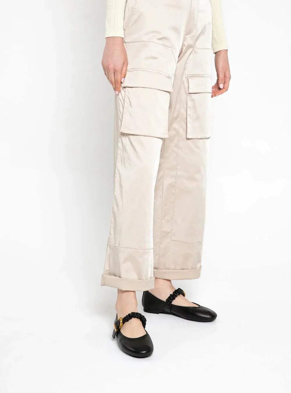 Judith Ruched Strap Maryjanes - Image 8