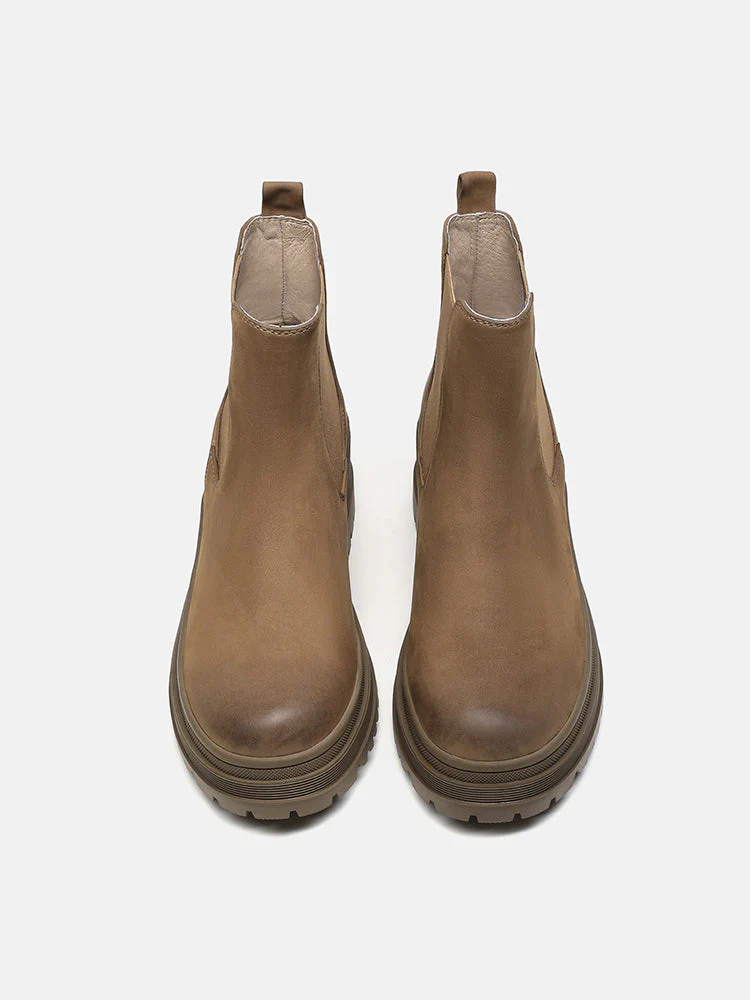Petra Leather Ankle Boots - Image 5
