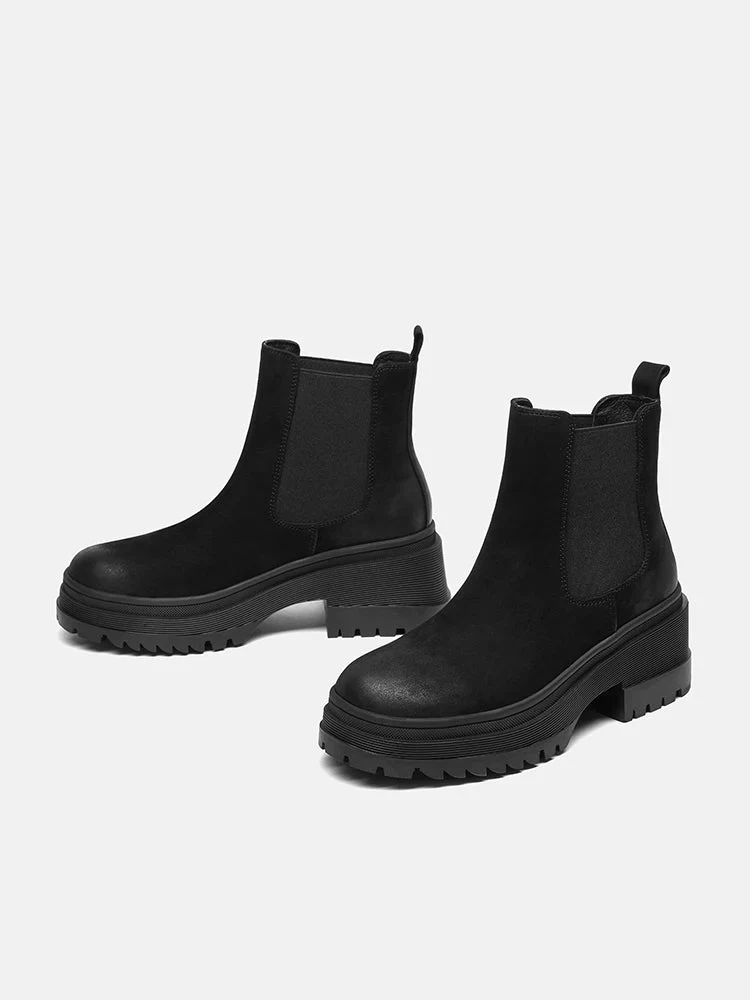 Petra Leather Ankle Boots - Image 9
