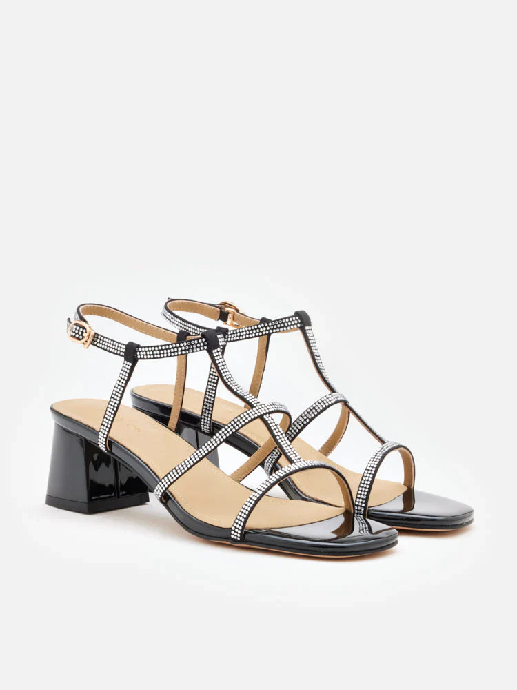 Rumi Crystal Embellished Strappy Sandal Heels - Image 7
