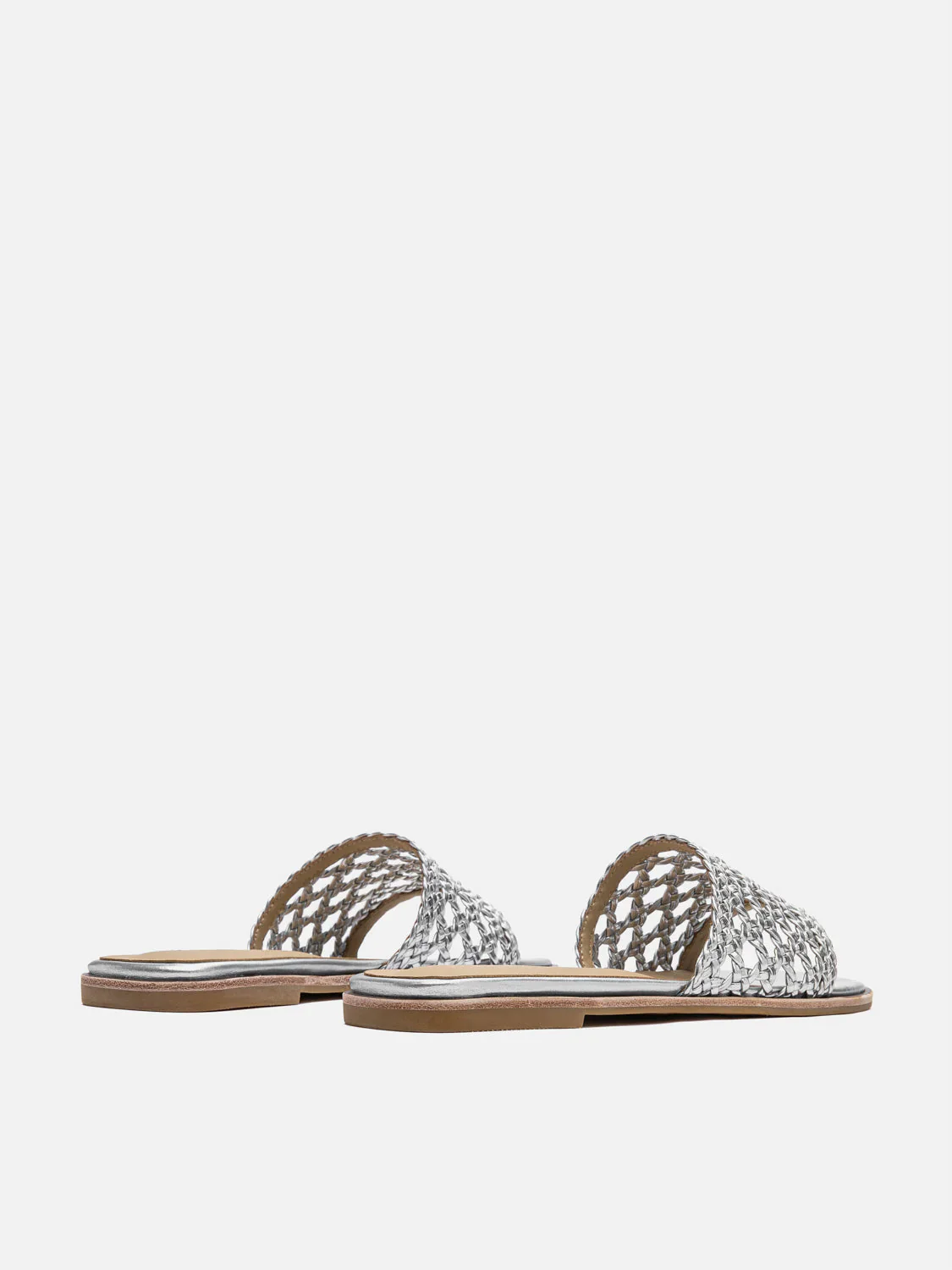 Neralyn Metallic Woven Slides - Image 14