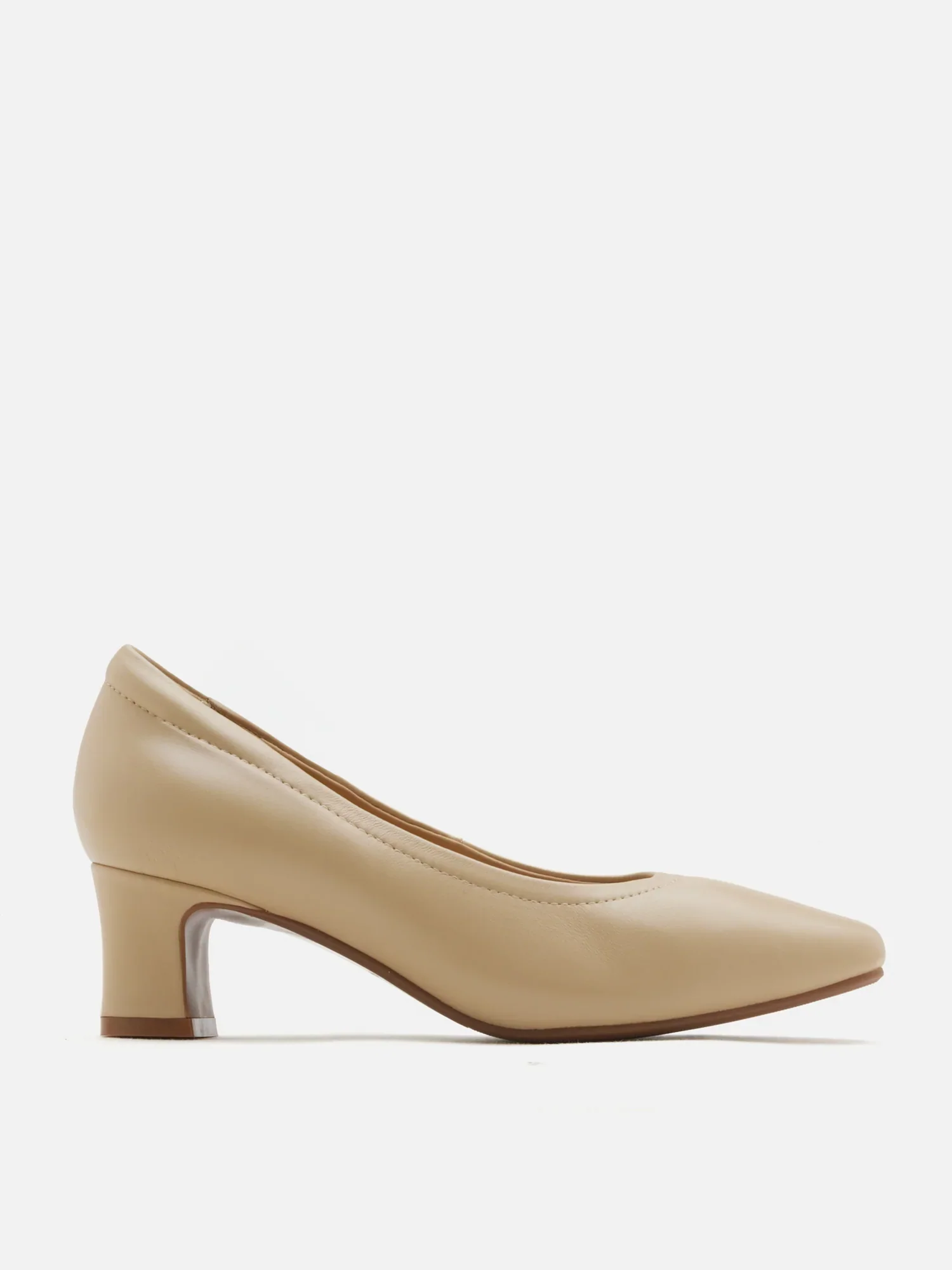 Herve Square Toe Low Heels - Image 4