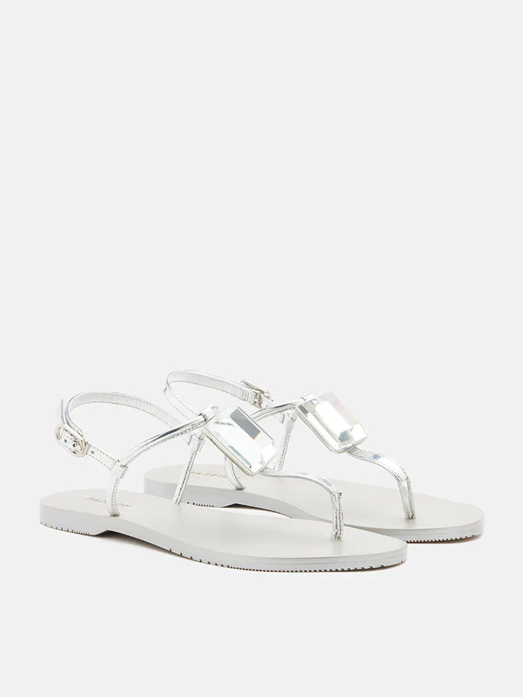 Annabel Diamante T-Bar Sandals - Image 8