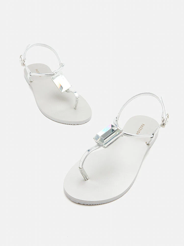 Annabel Diamante T-Bar Sandals - Image 9
