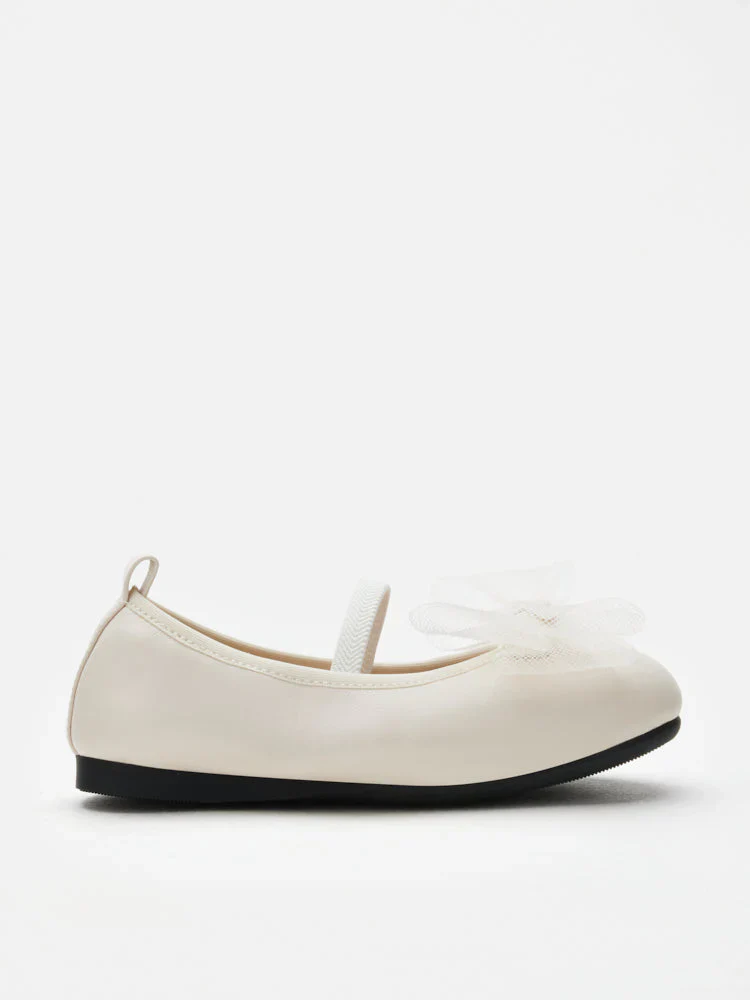 Mini Kylie Tulle Bow Mary Janes - Image 3