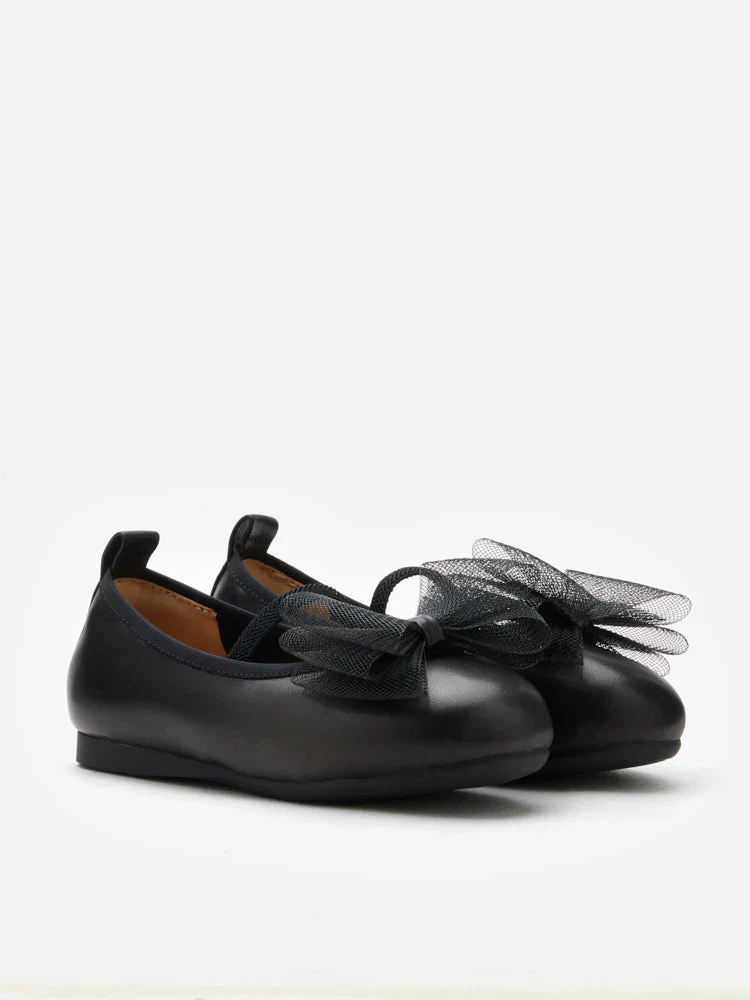 Mini Kylie Tulle Bow Mary Janes - Image 6