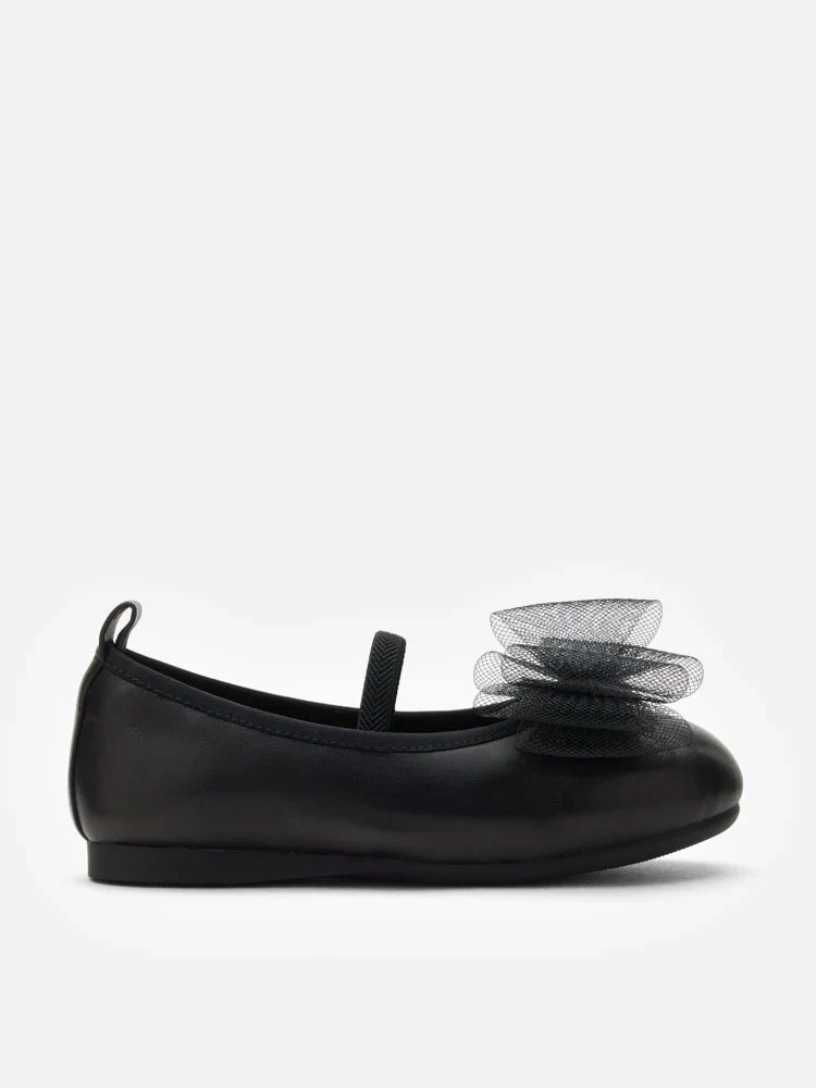 Mini Kylie Tulle Bow Mary Janes - Image 8