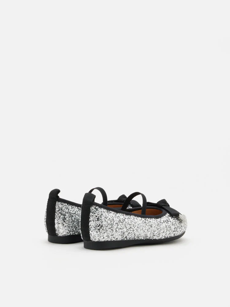 Mini Astoria Glitter Bow Flats - Image 5