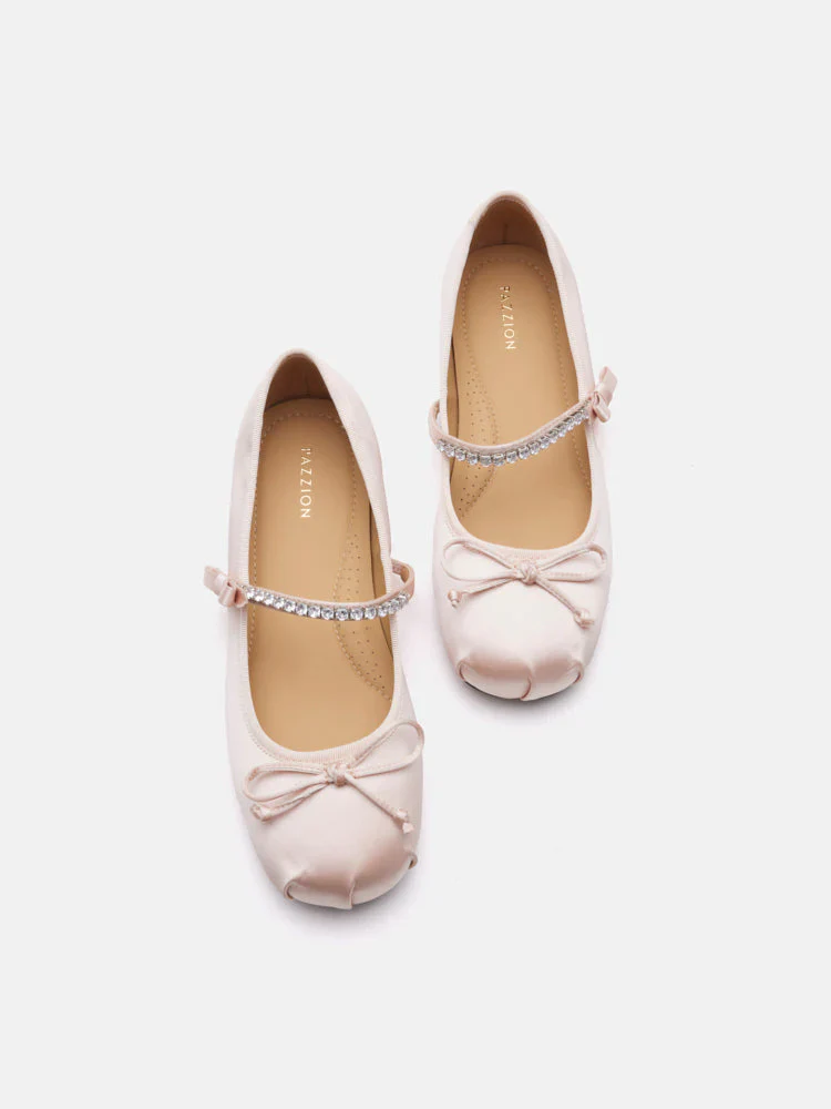 Codi Crystal-Embellished Bow Mary Janes - Image 7