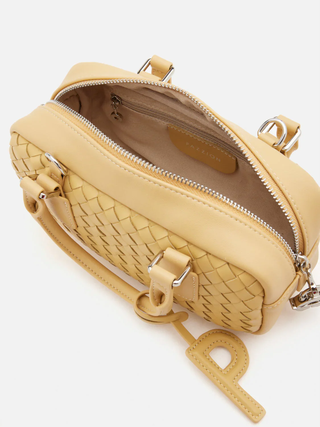 Fiorella Woven Leather Bag - Image 7