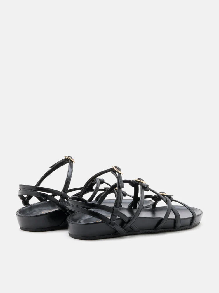 Anica Metallic Cross-Strap Comfort Sandals - Image 14