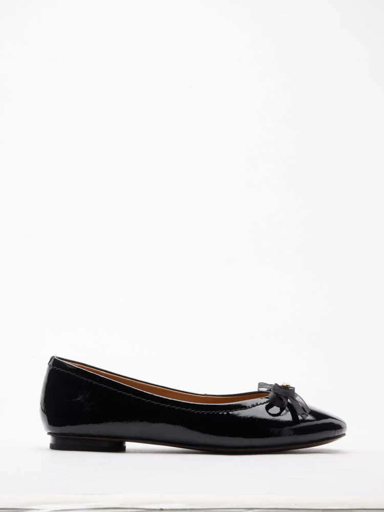 Pia Patent Accented Bow Flats - Image 11