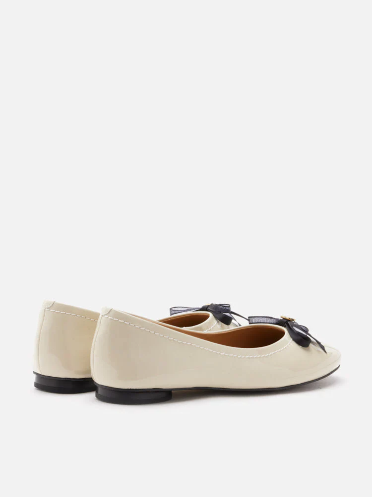 Pia Patent Accented Bow Flats - Image 8
