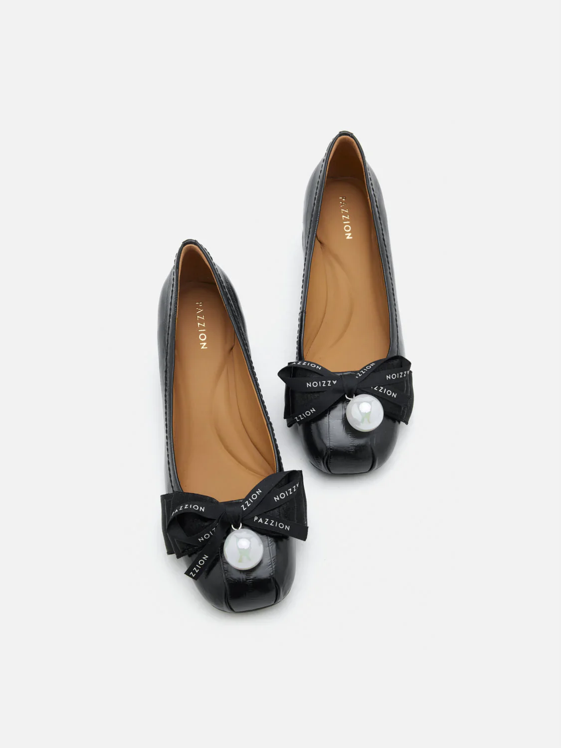 Florianna Ribbon and Pearl Low Block Heels - Image 13