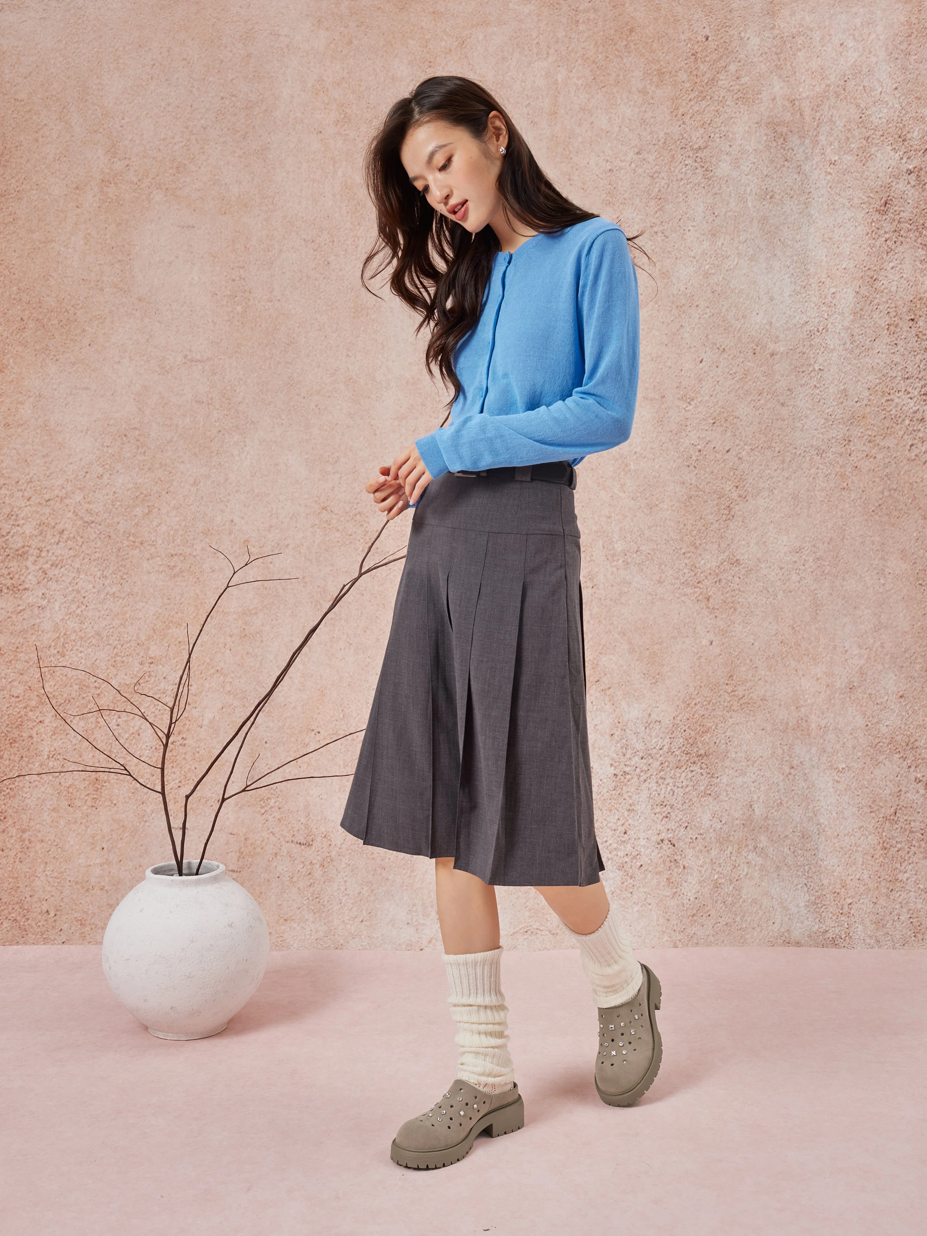 Collette Suede Embellished Clog Mules - Image 5