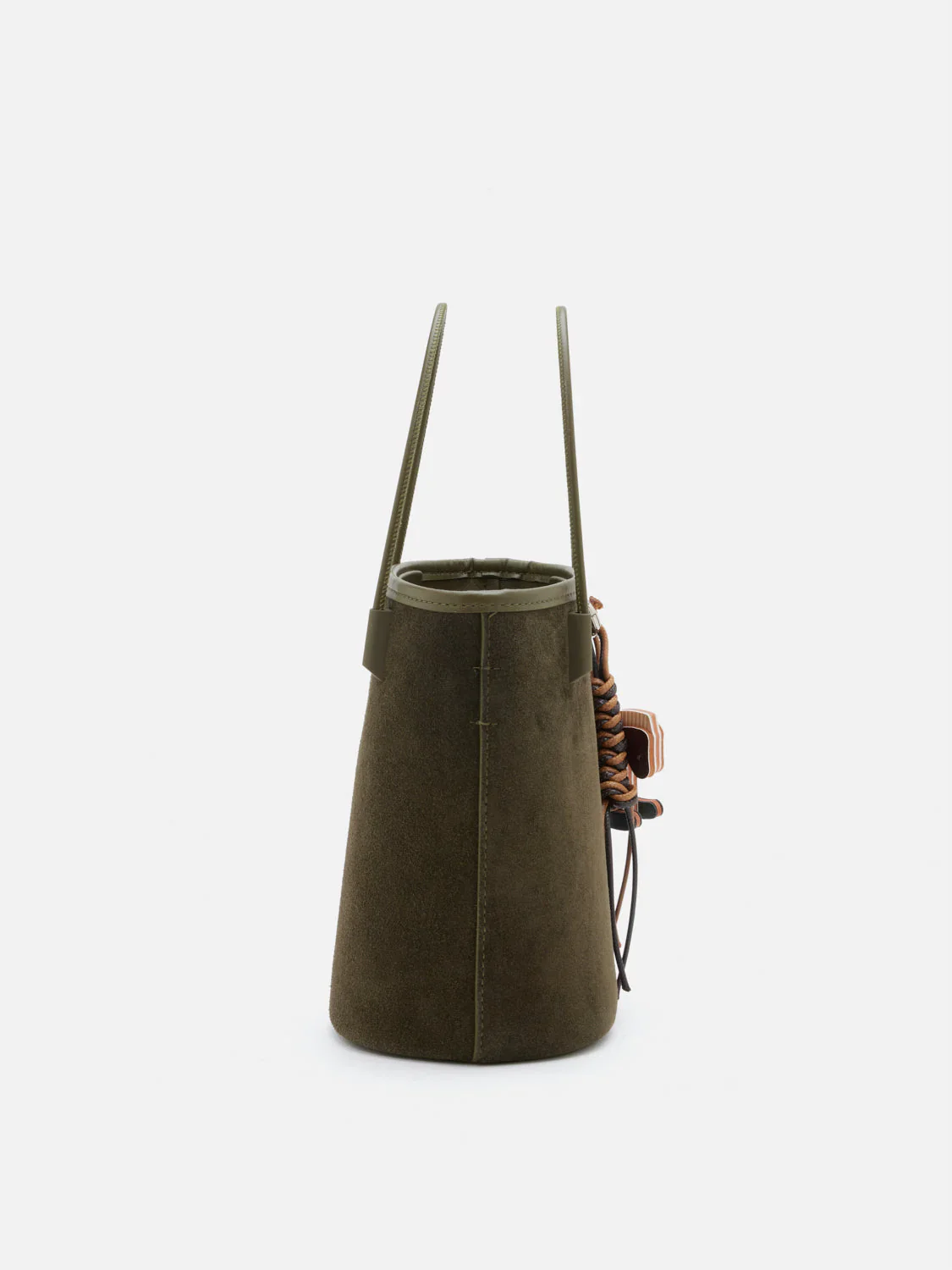 Stormy H Garden Suede Bucket Bag - Image 10