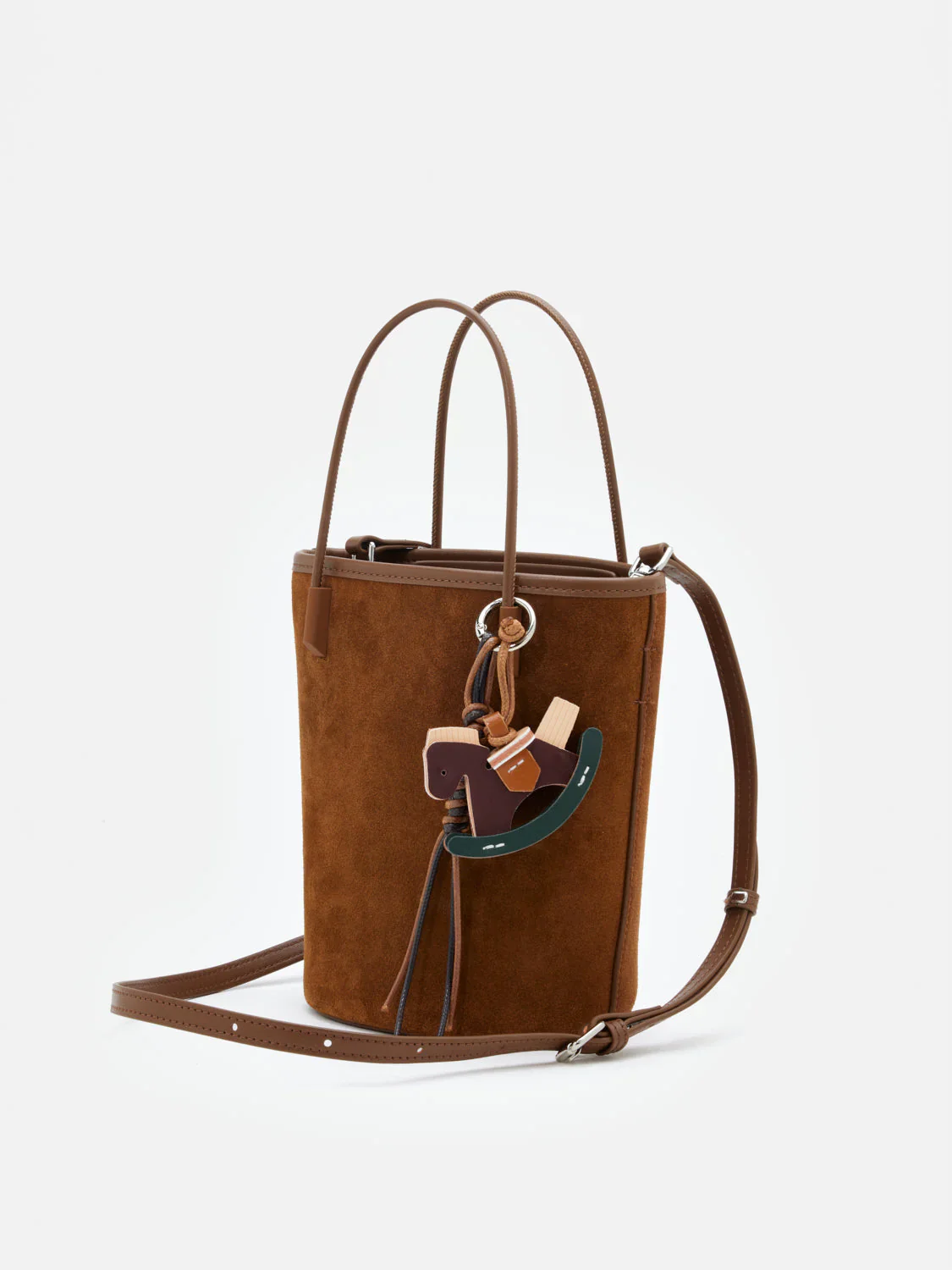 Stormy H Garden Suede Bucket Bag - Image 4