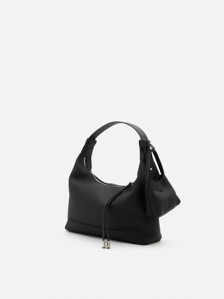 Giovanna Slouchy Leather Shoulder Bag - Image 10