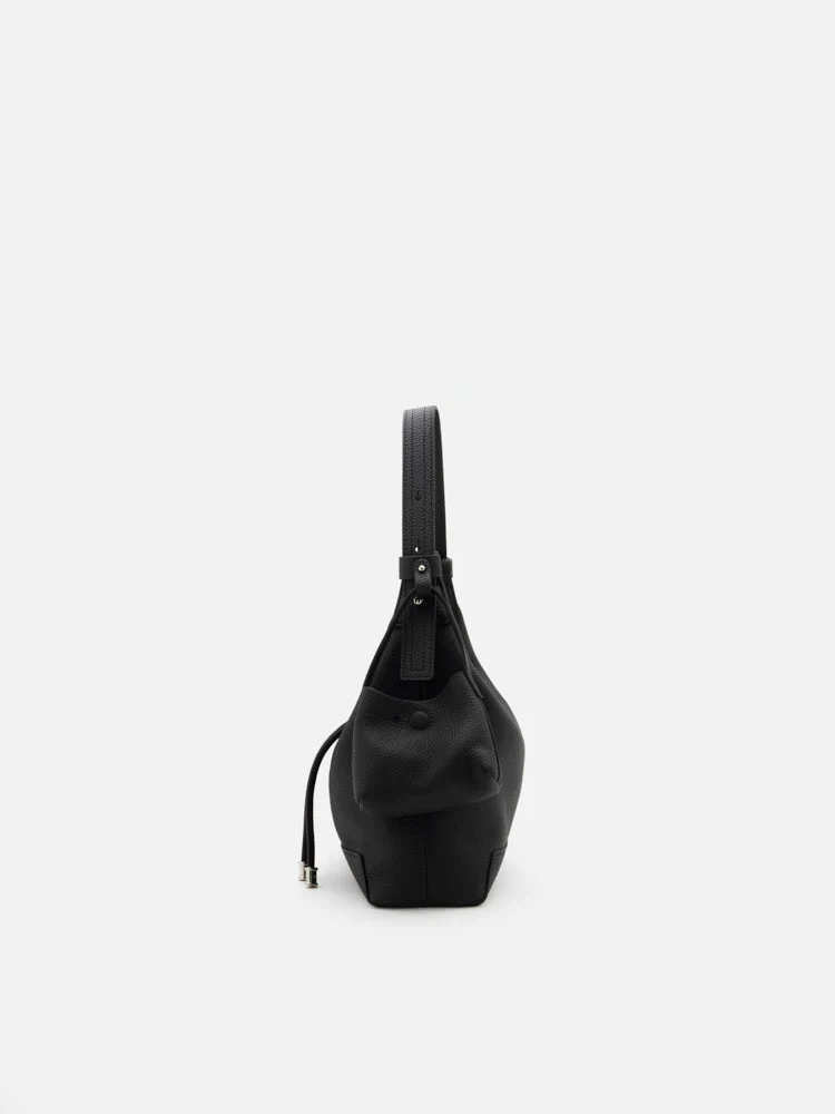 Giovanna Slouchy Leather Shoulder Bag - Image 11