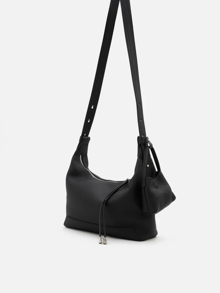 Giovanna Slouchy Leather Shoulder Bag - Image 8