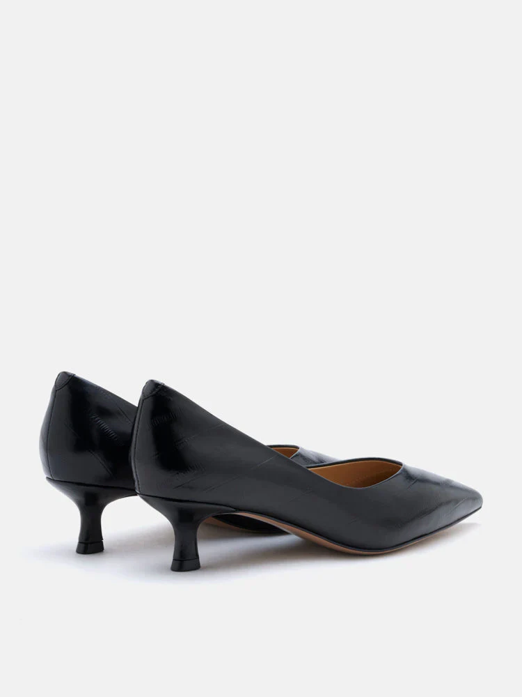 Claudia Embossed Pointed Toe Heels - Image 14